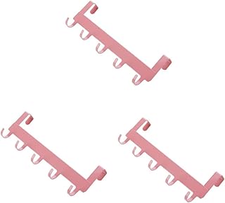 2pcs Wall Mounted Hooks Metal Hanger Multipurpose Hanger Bathroom Towel Rails Over The Door Towel Rack Bathroom Towel Holder Hook up Tower Hanger Coat Hanger Traceless Hooks Blue (