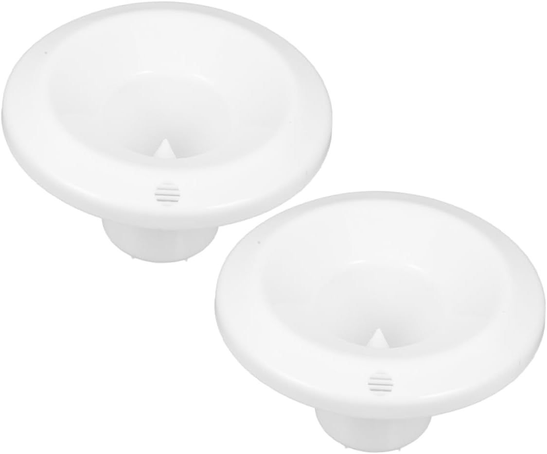 2pcs Water Dispenser Replacement Seat Leak Proof PP White