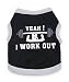 DroolingDog Dog Summer Clothes Puppy T Shirts Tank Top for Small Dogs Boy, Large, Black