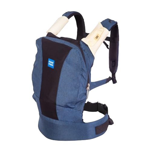 Mee Mee Comfy New Born Baby Carrier With 4 Baby carrying Modes Lightweight & Adjustable | Neck Support Baby Sling Carrier with Padded waist Support and shoulder support straps | safety buckle And Detachable Hip Seat for 0 to 2 Years (Navy Blue)-image-16