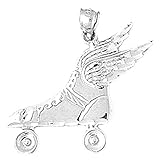 Jewels Obsession Roller Skates Pendant | Sterling Silver 925 Roller Skates Pendant - 29 mm