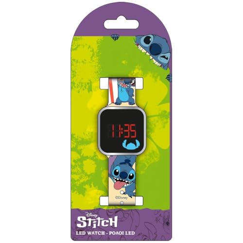 Montre enfant Stitch LED Diakis idéale pour l'école et les activités de loisirs