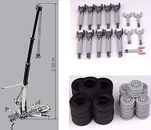 KCGNBQING Technic Liebherr LTM 11200 Kran, 7692 Stück Blöcke Großer benutzerdefinierter MOC-Set, Bausteine Set… – Bild 3