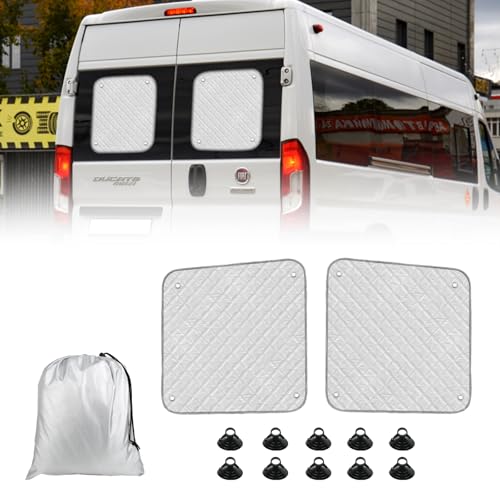 Pare-soleil lunette arrière contre la chaleur et le gel pour fourgon Ducato