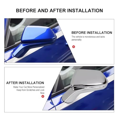 Coque rétroviseur chrome ABS pour Chevy Camaro 2016-2022 - 3