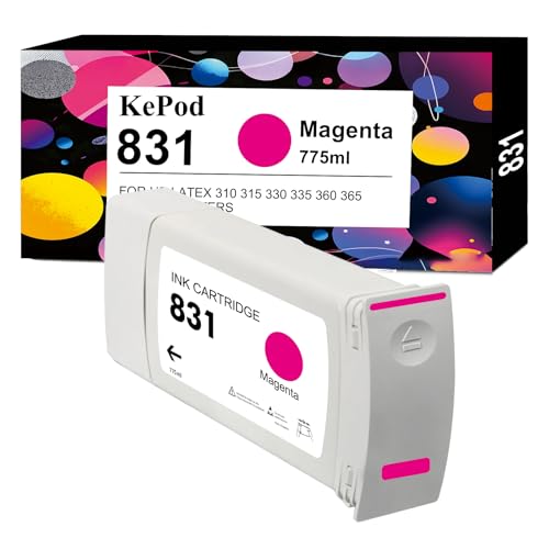 KePod 831 831A Ink Cartridge Magenta Replacement for 831M Latex Ink...