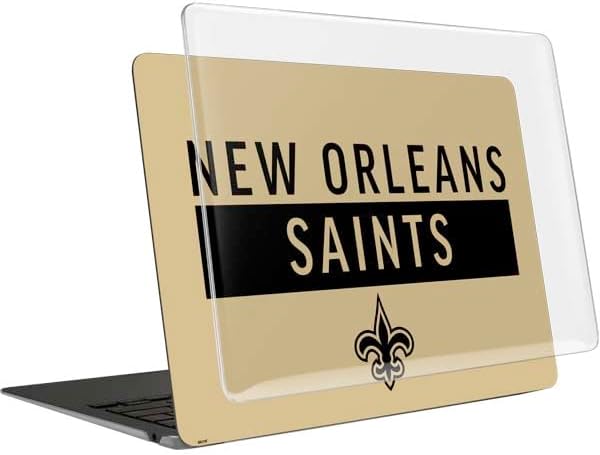 Skinit Laptop Case Plus Skin Compatible with MacBook Air 15in (2023) - Officially Licensed NFL New Orleans Saints Gold Performance Series Design