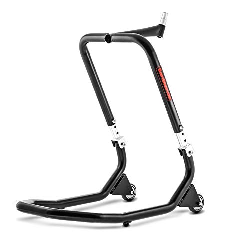 Caballete Moto Delantero a tija ConStands V5 Negro con Pin 21mm