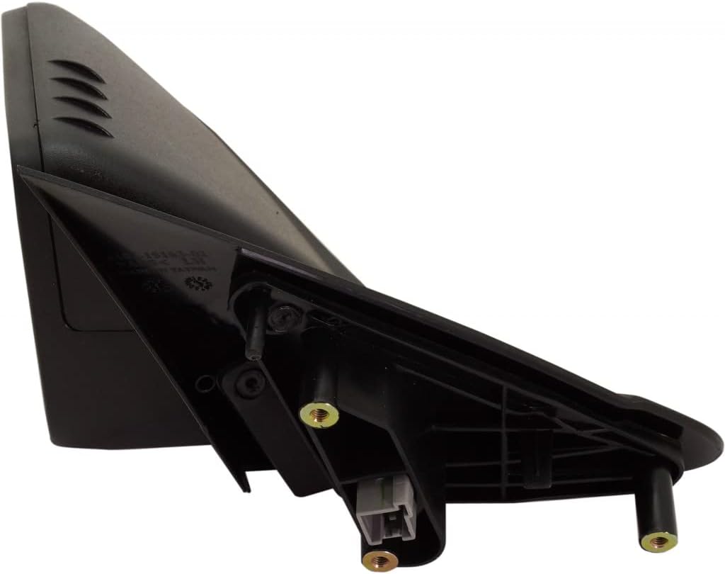 For Ford Focus 2008 2009 2010 2011 Door Mirror Driver Side | Power | With 1 Paintable and 1 Textured Black Cap | Replacement For FO1320403, FO1320318 | 8S4Z17683BA-PFM