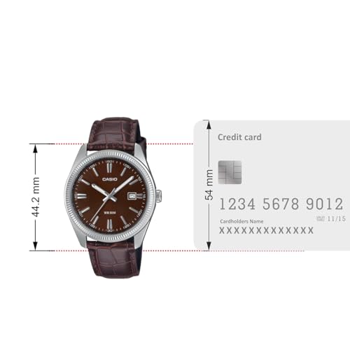 Image of Casio Enticer Men MTP-1302PL-5AVEF Analog Brown Dial Men (A2397)