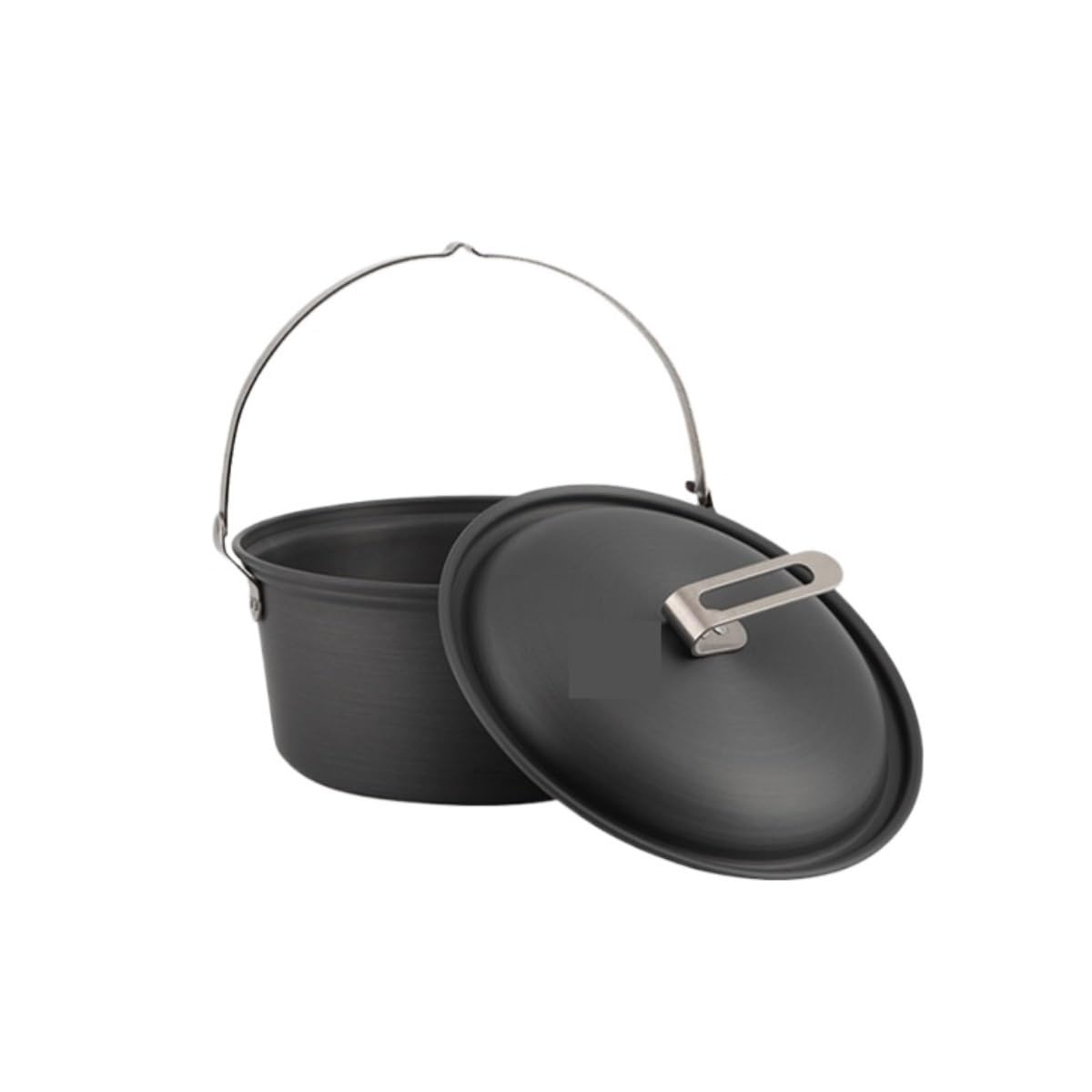 Naczyń Kempingowych Sprzęt Do Gotowania Na Świeżym Powietrzu Kuchenka Kempingowa Wiszący Garnek Grill Party Parowiec Naczyń Kempingowych na Wędrówki(272x242mm)