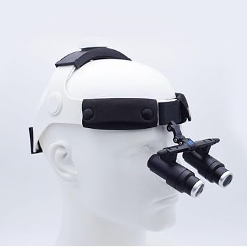 Headband 4.0X 5.0X 6.0X 6.5X Kepler Binocular Magnifier Loupes 420mm Working Distance (6.5X)