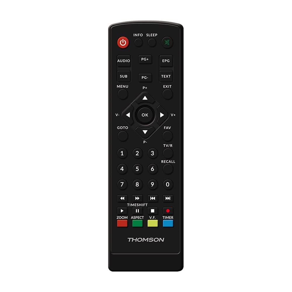 Thomson THT82 Décodeur HDMI Stick TNT Full HD|DVB-T2|Compatible HEVC265|Récepteur/Tuner TNT avec Fonction enregistreur |USB| Dolby Digital Plus|, TNT Dongle HDMI DVB-T2