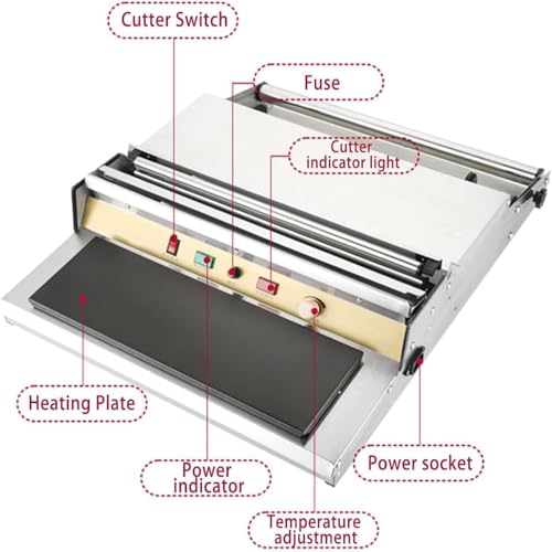 Máquina manual de película transparente para conservar alimentos frescos en el hogar y cocina 8