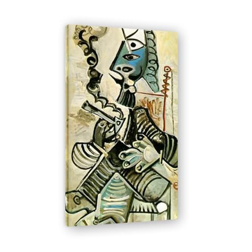 TNGHHSGA Hombre Con Pipa ImpresióN En Lienzo De Diego Rivera – Arte Del Realismo Socialista Mexicano, Pintor Muralista Del Siglo Xx, ColeccióN CláSica Para DecoracióN Del Hogar 60x108cm