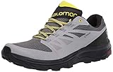 SALOMON L41042600 Herren Wanderschuhe, Grau (Legierung/Schwarz/Nachtkerze), 40 EU