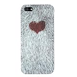 Odoyo PH358HT Wild Animal Protective Case for iPhone 5 - 1 Pack - Retail Packaging - Heart