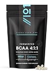 BCAA Capsules 1000mg with BioPerine® – 60 Vegan Capsules – High Strength Branched Chain Amino Acids Supplement – Not Powder – Resealable and Recyclable Pouch by Alpha01