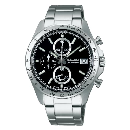 Image of SEIKO SBTR005 Spirit Quartz Chronograph Watch Shipped from Japan, black, Modern