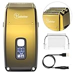 Hatteker Foil Head Shaver Triple Blades Shaver Electric Shaver Razor for Men Close Bald Head Barber Shaver Trimmer…