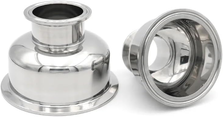 Tri Clamp Bowl Reducer Hemispherical 304 Stainless Steel 1.5"2"2.5"3"4" 50.5/64/77.5/91/119mm Pipe Fitting(64mm x 119mm)