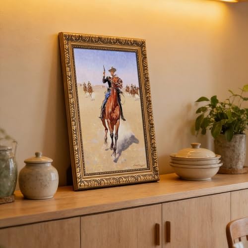 Poster The Trooper Remington pour sublimer un salon style rustique - 6