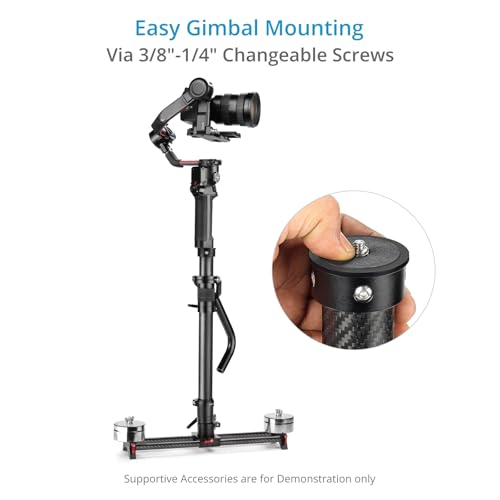 FLYCAM GX-6000 Gimbal Support/Monopod Sled for Vest/Arm Camera Stabilizer System. 18‐32” Telescopic Height Range. Includes Articulating Arm, Counterweights & Accessory Mounts (FLCM-GX-6000) - Thumbnail 4