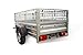 Produktbild UNITRAILER Pkw Anhänger Garden Trailer 200 Bundle mit Laubgitteraufsatz, Ladefläche 200x106 cm, 750 kg