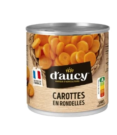 D'AUCY - Rondelles De Carottes 240G - Lot De 4 - Offre Special
