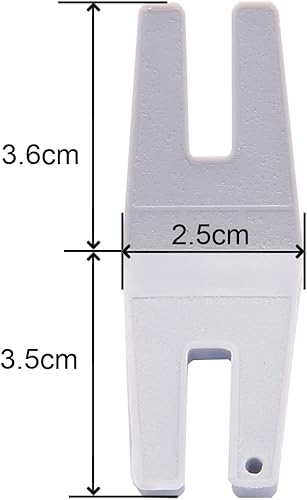 Miniatura 3 de Herramientas de costura Botón Placa de Liquidación Botón-Caña Joroba Jumper Presser Foot 413105601 Fit All Husqvarna Viking Pfaff Brother Singer