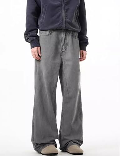 Men's Y2K Jeans Vintage Baggy Jean Pants Grunge Aesthetic Skater Pants Streetwear Relaxed Fit Jeans Trousers3