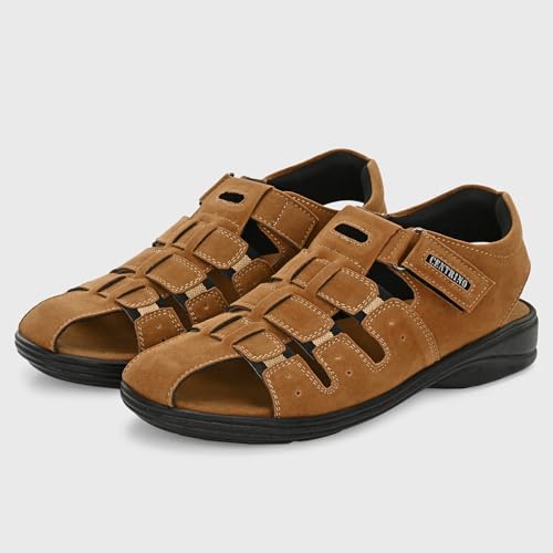 Image of Centrino Sandal for Men | Grip Insole for Stability | Modern Look with Straps | Comfortable Casual look sandal for Men's (9267)