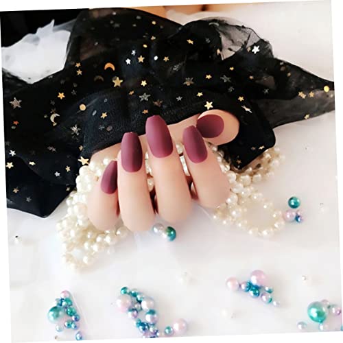 Healvian 360 Peças Unhas Postiças Foscas Unhas Falsas Francesas Unhas Falsas Cobertura Completa Mani