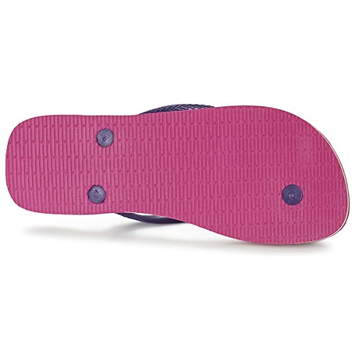 Havaianas Brasil Logo, Chanclas Unisex Adulto, Raspberry Rose New Purple, 43/44 EU