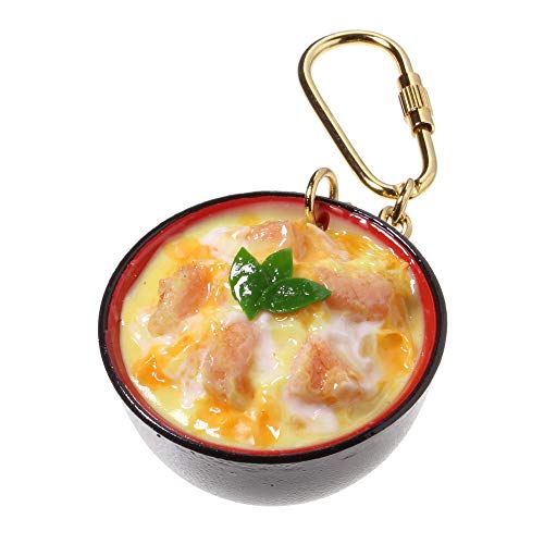 食品サンプル屋さんのキーホルダー（親子丼）【食品サンプル キーホルダー 雑貨 食べ物 丼 海外 土産 プレゼント】のサムネイル