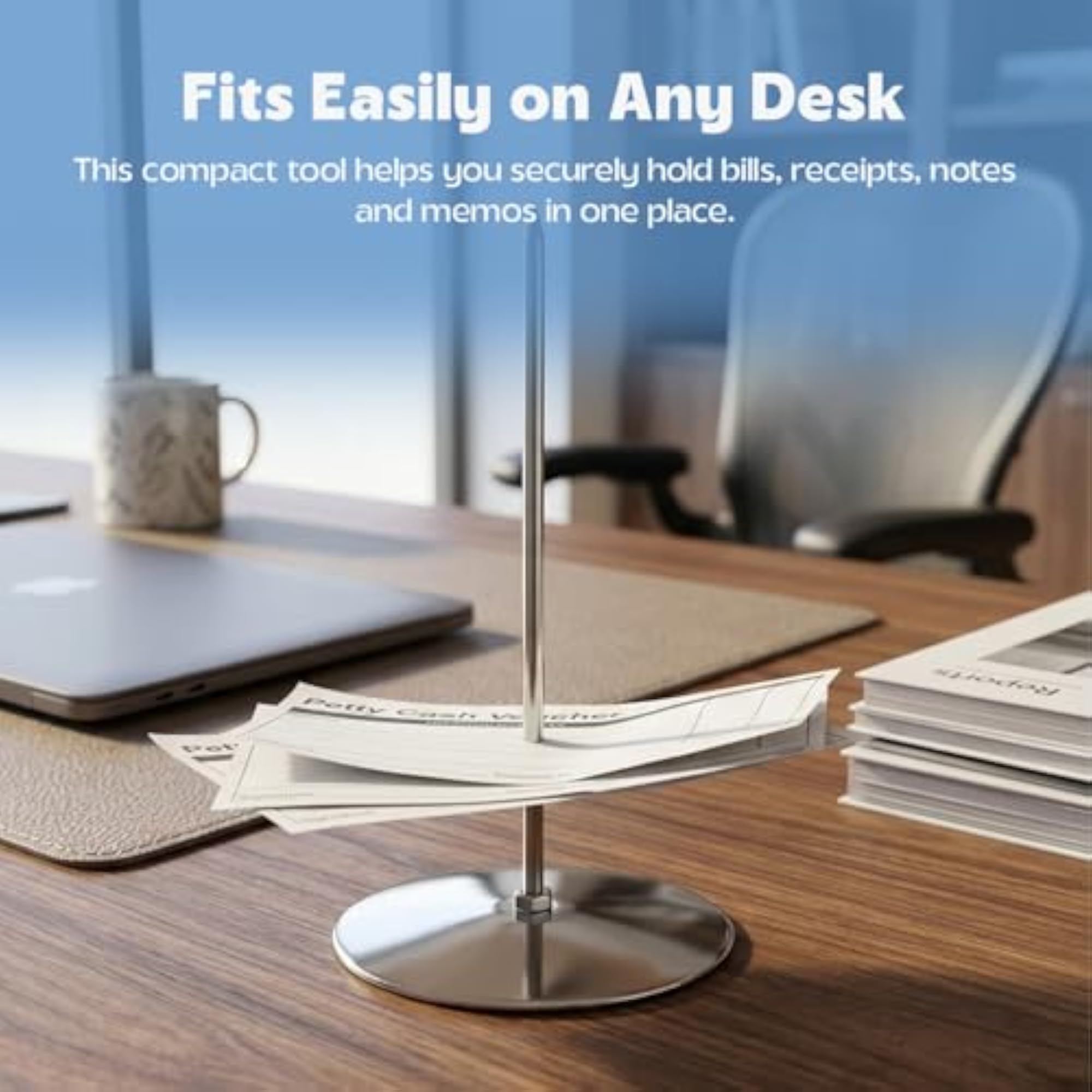 Paper Memo Holder, Office Desk Receipt Holder