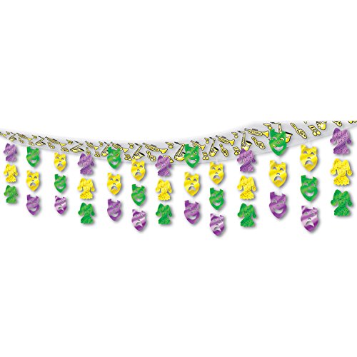 Mardi Gras Ceiling Decor solución rápida para decorar techos de salones grandes pack 6