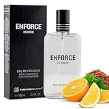 PB ParfumsBelcam Enforce Homme Eau de Toilette Spray for Men – Long-Lasting Woody Sandalwood Fragrance with Citrus & Musk, Masculine Cologne, Affordable Luxury, Daily Signature Scent - 3.4 Fl Oz