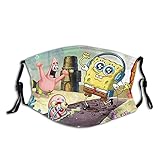 Perfekte Größe: 15 x 20 cm, bequem und atmungsaktiv, geringes Gewicht: 2 Lagen, inklusive einer eingenähten Tasche für Filtereinsätze aus 100 % Baumwolle, weich auf der Haut und leicht zu atmen.