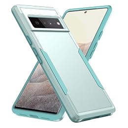 KANCIKOO Case for Google Pixel 6 Pro Heavy-Duty Shockproof Military-Grade Wireless Charging Support Cover for Google Pixel 6 Pro(2021) 6.67"(Green)