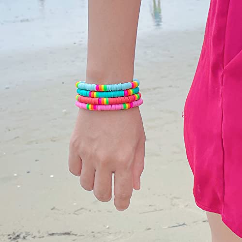 KELITCH New Heishi Beads Bracciali Boho Multi