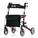 Produktbild REHASHOP Leichtgewichtrollator Butterfly Rot - Faltbar und Leicht inkl. Stockhalter