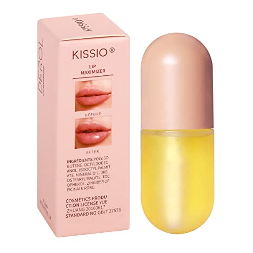 KISSIO Lip Plumper,Natural Lip Plumper Contains Vitamin E,KISSIO Lip