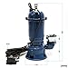 Wiltec Schmutzwasserpumpe 1500W Tauchpumpe mit 22800l/h Fördermenge inkl. 20m Schlauch