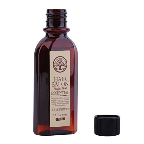 Detectorcatty 60ML LAIKOU Multifunctional Hair Care Moroccan Pure Argan Oil Essential Dry Hair Type Treatments Oil for Moisturizing Hair