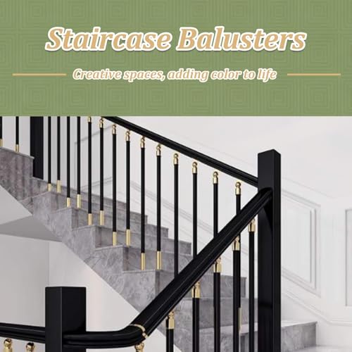 Balaustres de aluminio ajustables de 37 pulgadas para reformar escaleras 3