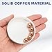 uxcell 5 Pcs Bearing Balls, 12mm Diameter Precision Solid Copper Bearing Balls Pure Copper Ball Spheres for Machinery, Automotive, and DIY (T2 Copper)