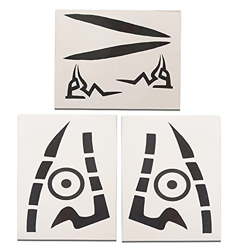 Miniatura 3 de Rulercosplay Tatuaje de transferencia para Itadori Yuji, Ryomen Sukuna de Anime Jujutsu Kaisen Accesorio Cosplay (Ryomen Sukuna)