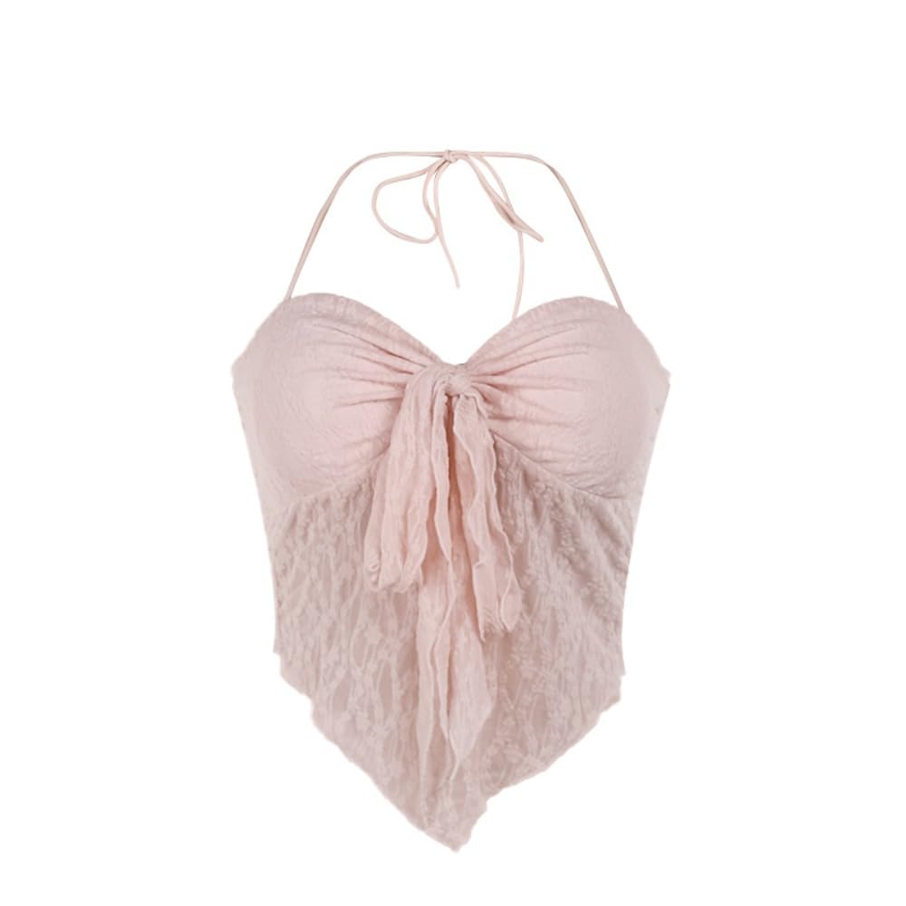 Strapless Bandeau Top Y2K Style Cute Sheer Lace Coquette Peplum Tube Top 90s Inspired Summer Trendy Tops 2025