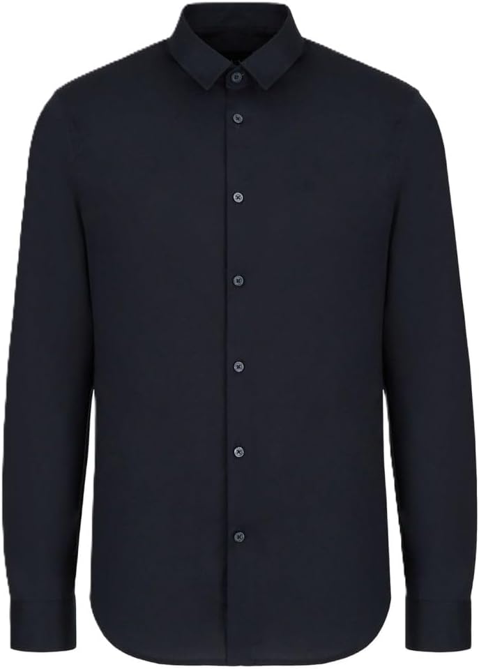 Armani Exchange Men's Stretch Poplin Button Down Shirt